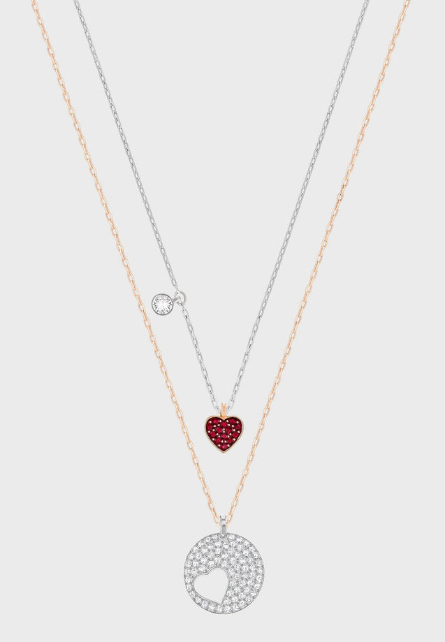 SWAROVSKI Crystal Wishes Heart Pendant Set  #5255351