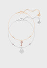 
SWAROVSKI Crystal Wishes Lock and Key Bracelet Set #5272251