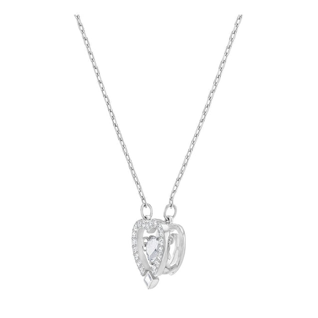 SWAROVSKI Sparkling Dance Heart Necklace #5272365