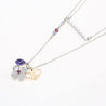 
SWAROVSKI Glowing Clover Necklace - Purple #5273297