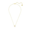 
SWAROVSKI Sparkling Dance Heart Necklace - Gold #5284190