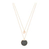 
SWAROVSKI Ginger Layered Necklace - Grey/Rose Gold #5347299