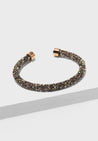 
SWAROVSKI multi-color and rose gold crystaldust cuff bangle #5348098