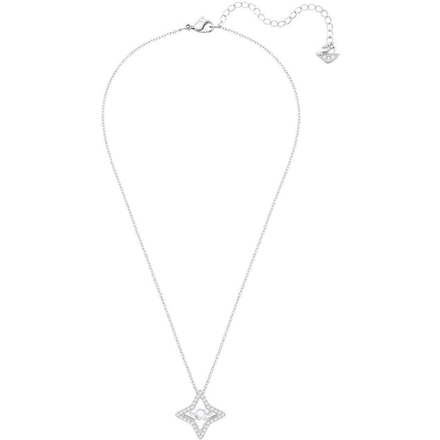 SWAROVSKI Sparkling Dance Star Pendant - Rhodium #5349654