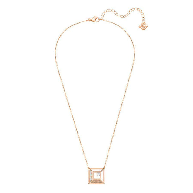 SWAROVSKI Hillock Square Pendant - Rose Gold #5351080