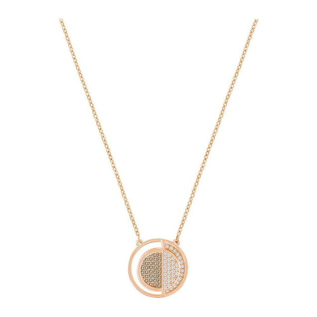 SWAROVSKI Hillock Round Pendant Rose Gold #5351082