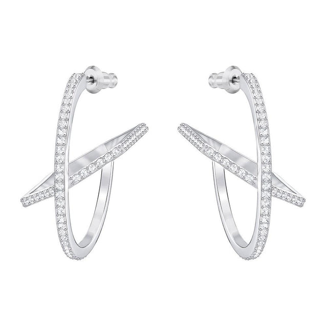 SWAROVSKI Hoop Fever Pierced Earrings #5352009