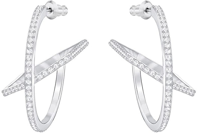 SWAROVSKI Hoop Fever Pierced Earrings #5352009