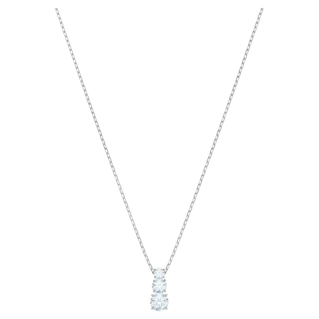 SWAROVSKI Attract Trilogy Round pendant - White #5414970