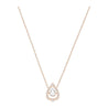 
SWAROVSKI Sparkling Dance Pear Necklace - Rose Gold #5451993