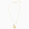 
SWAROVSKI Ocean Sand Coin Necklace - White #5462580