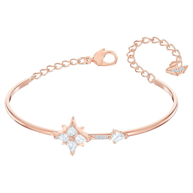 SWAROVSKI Symbolic bangle Star - White & Rose gold-tone plated #5494338