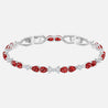 
SWAROVSKI Louison Bracelet - Red Rhodium Plated #5495264