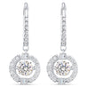 
SWAROVSKI Sparkling Dance Round Earrings - White #5504652