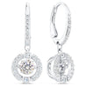 
SWAROVSKI Sparkling Dance Round Earrings - White #5504652