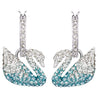 
SWAROVSKI Iconic Swan Earrings - Blue #5512577