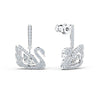 
SWAROVSKI Dancing Swan Earrings - White #5514420