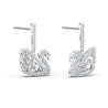 
SWAROVSKI Dancing Swan Earrings - White #5514420