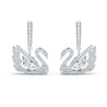 
SWAROVSKI Dancing Swan Earrings - White #5514420