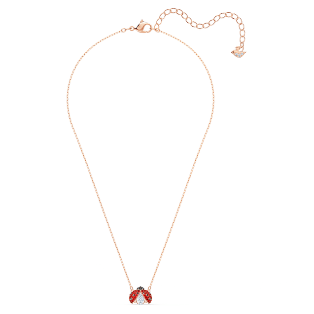 SWAROVSKI Swarovski Sparkling Dance Ladybug Necklace - Red & Gold-tone plated #5521787