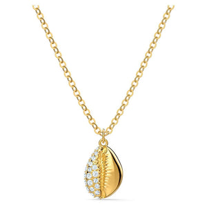 SWAROVSKI Shell Pave Pendant - White & Gold-tone plated #5522886