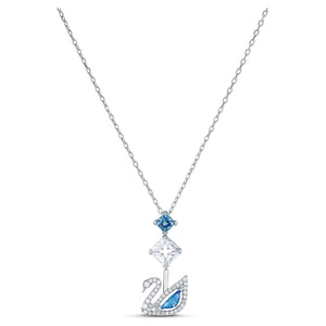 SWAROVSKI Dazzling Swan Y necklace - Blue #5530625