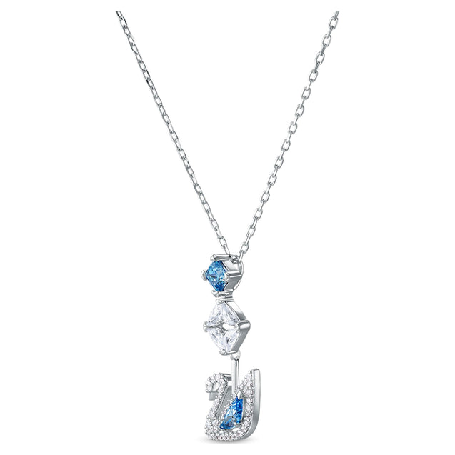 SWAROVSKI Dazzling Swan Y necklace - Blue #5530625