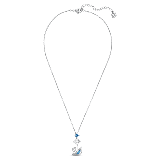 SWAROVSKI Dazzling Swan Y necklace - Blue #5530625