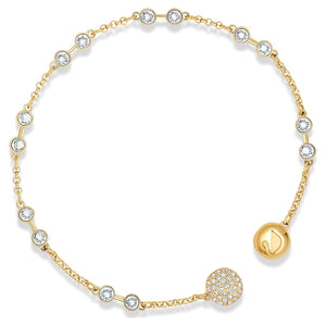 SWAROVSKI Remix Collection Carrier - White & Gold-tone plated #5535290