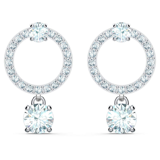 SWAROVSKI Attract Circular Earrings - White #5563278