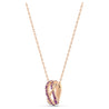 
SWAROVSKI Twist pendant - Purple & Rose Gold Tone Plated #5563907