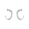 
SWAROVSKI Twist Hoop Earrings - White #5563908