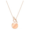 
SWAROVSKI Ginger T Bar Necklace - White & Rose Gold Tone Plated #5567529