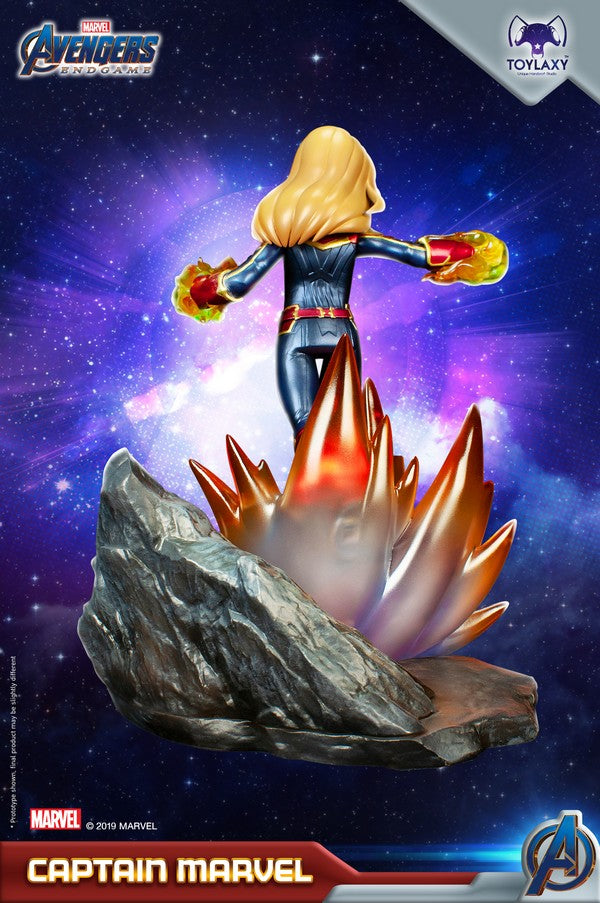 漫威復仇者聯盟：Marvel隊長正版模型手辦人偶玩具 Marvel's Avengers: Endgame Premium PVC Captain Marvel official figure toy listing back