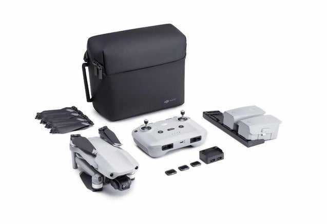 DJI Mavic Air 2 Fly More Combo - Drone Quadcopter UAV with 48MP Camera 4K Video 8K Hyperlapse 1/2" CMOS Sensor 3-Axis Gimbal 34min Flight Time ActiveTrack 3.0 Ocusync 2.0, Gray - dji-mavic-air-2-fly-more-combo-drone-all-package