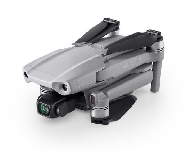 DJI Mavic Air 2 Fly More Combo - Drone Quadcopter UAV with 48MP Camera 4K Video 8K Hyperlapse 1/2" CMOS Sensor 3-Axis Gimbal 34min Flight Time ActiveTrack 3.0 Ocusync 2.0, Gray - dji-mavic-air-2-fly-more-combo-drone-closed-side